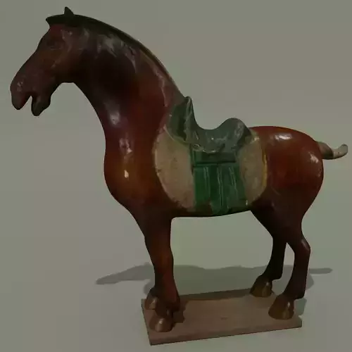 Horse Statuette Y 3D model