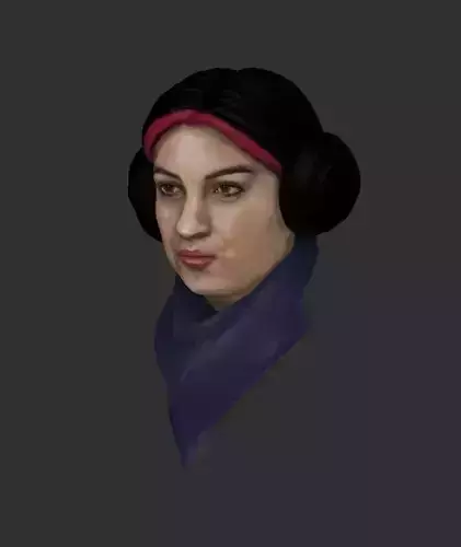 Leia Organa 3D model