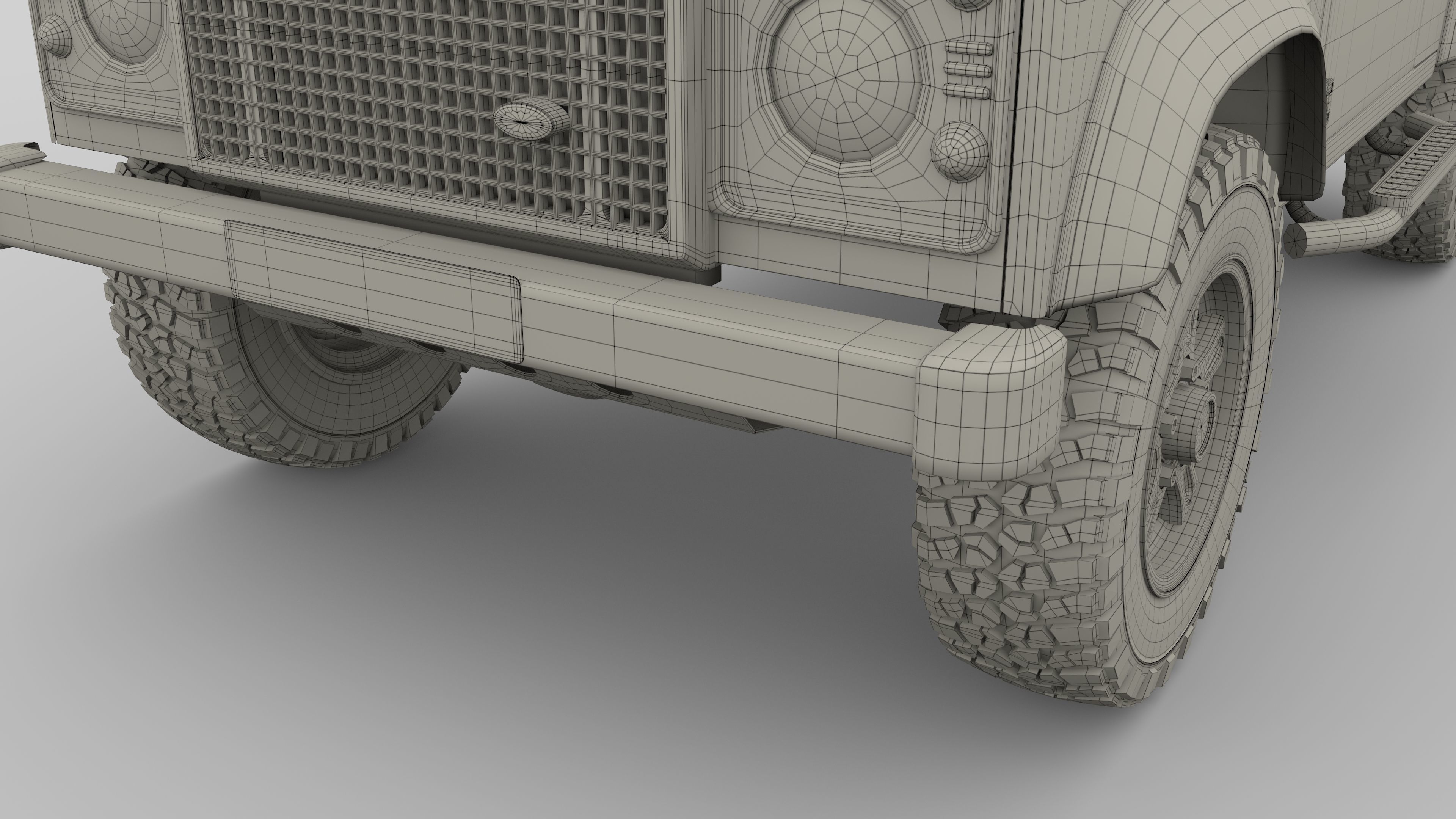 1985 Land Rover Defender 90 with interior ver 7 3D model_33