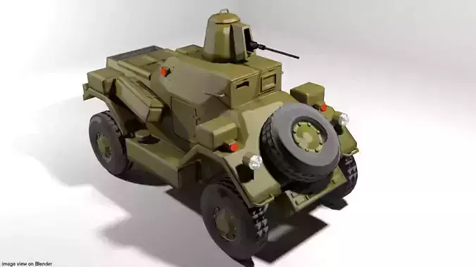 Armoured Car - Daimler Dingo 3D model