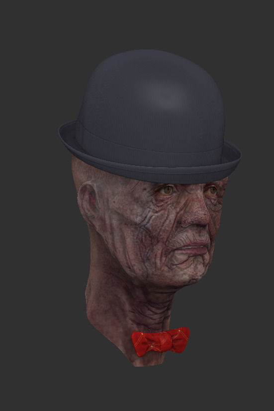 Old Man 3D model_1