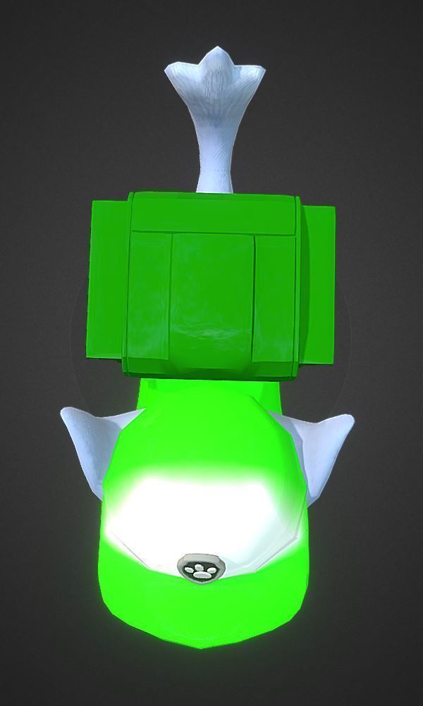 Cartoon low poly dog  Low-poly 3D model_9