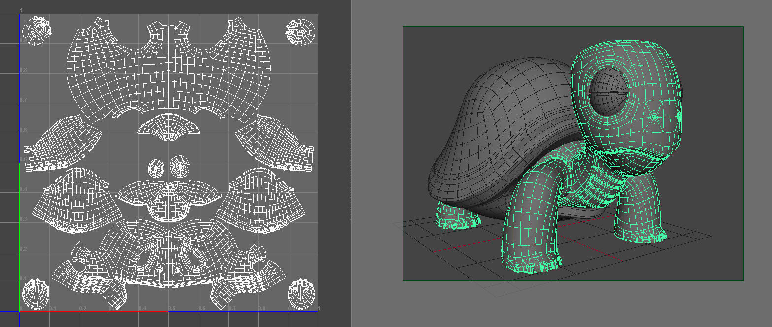Cartoon Turtle 3D model_12