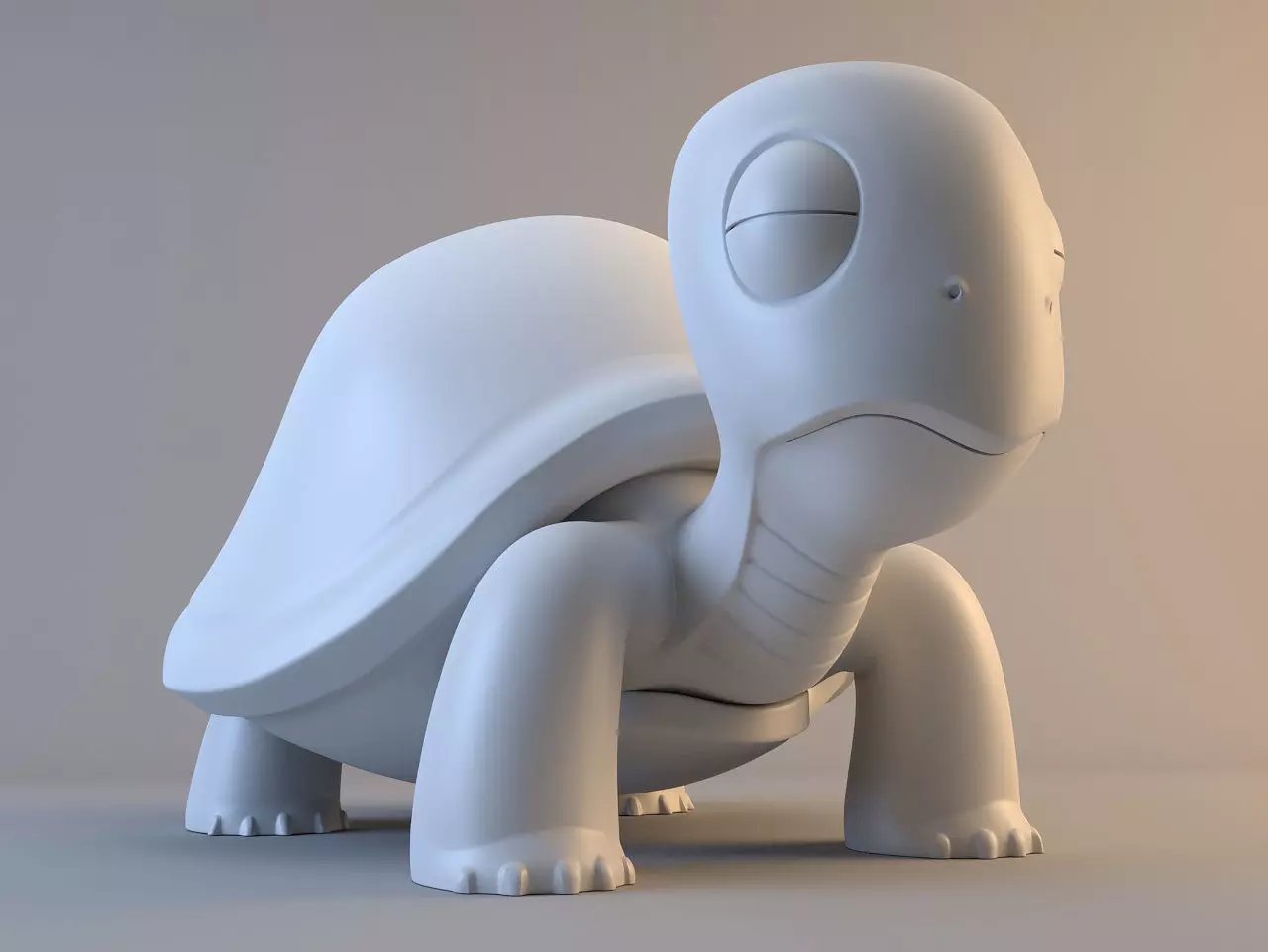 Cartoon Turtle 3D model_0