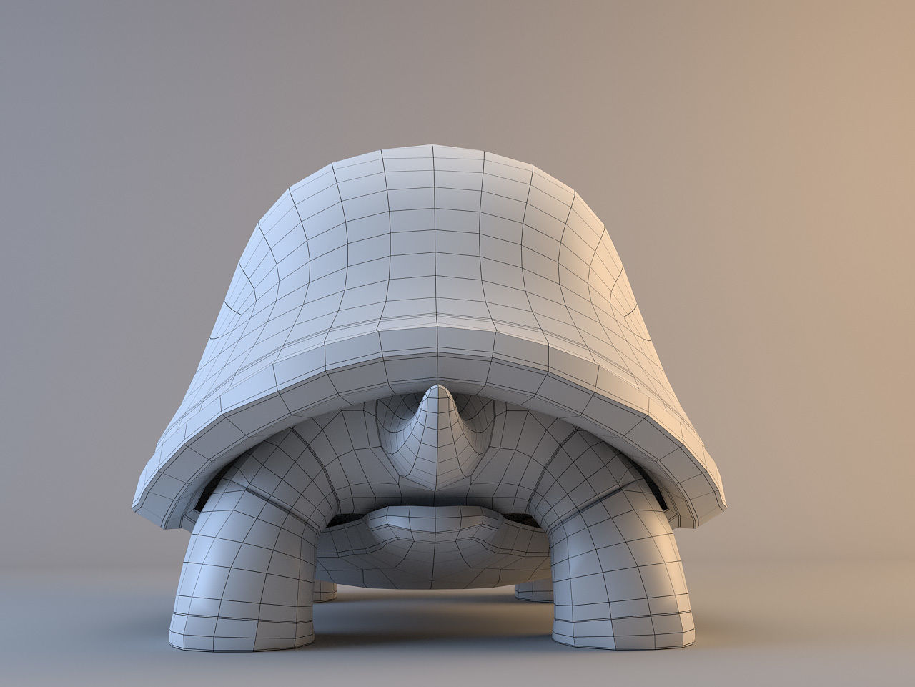 Cartoon Turtle 3D model_7