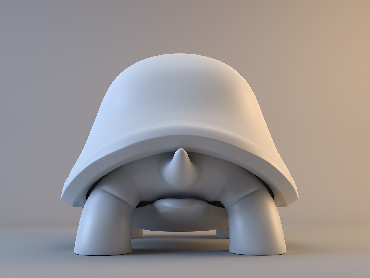 Cartoon Turtle 3D model_3