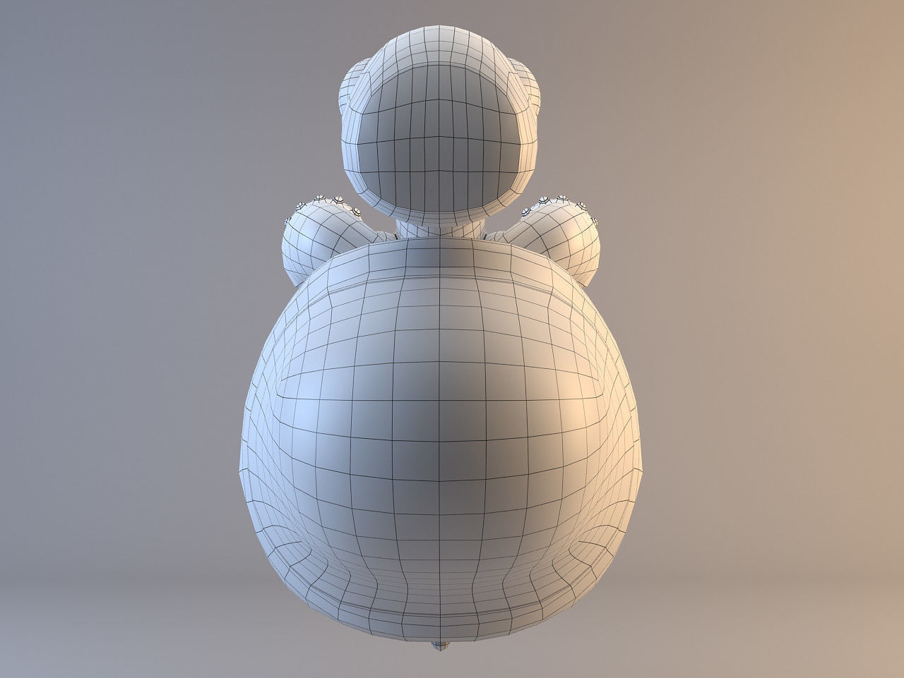 Cartoon Turtle 3D model_8