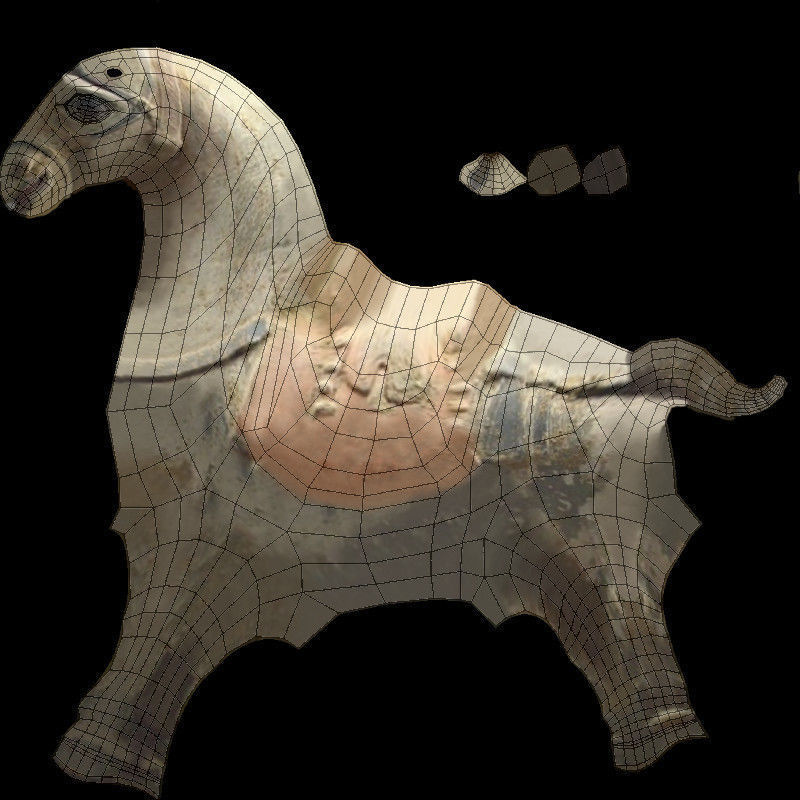 Horse Statuette T 3D model_9