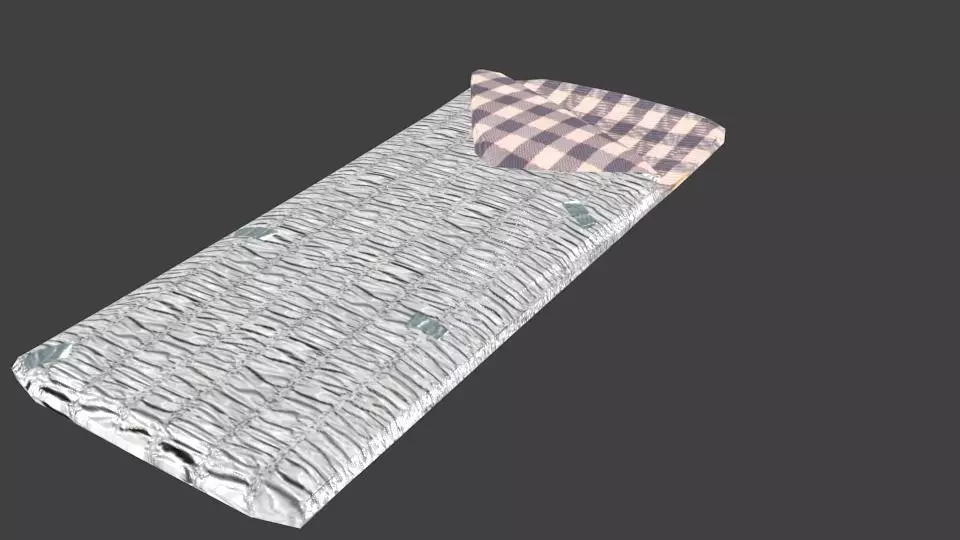 Sleeping bag Free low-poly 3D model