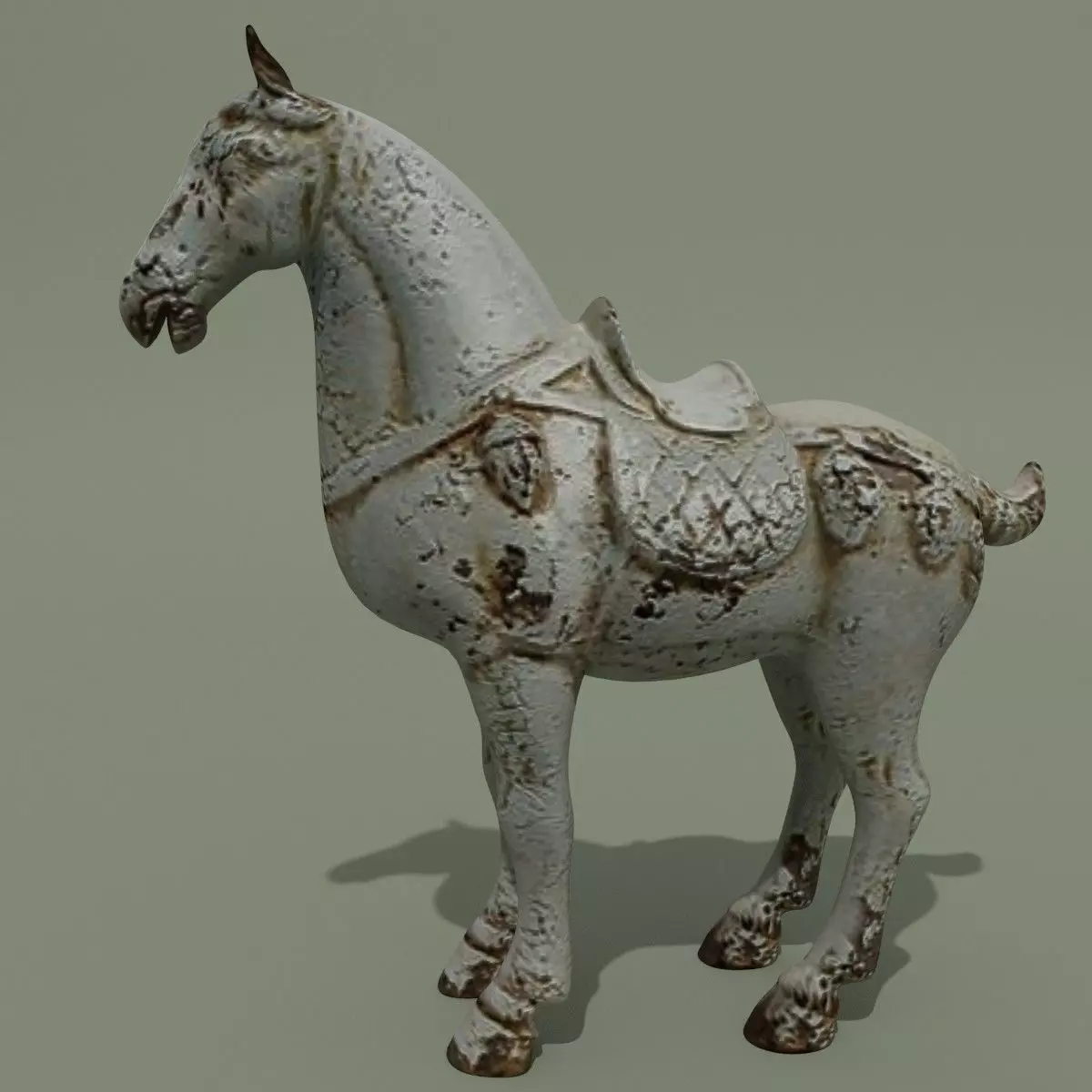 Horse Statuette P 3D model
