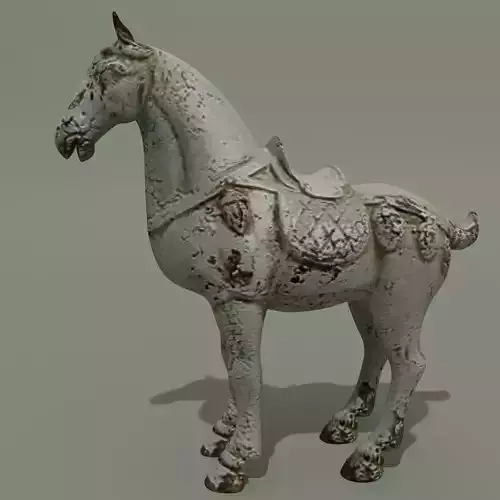 Horse Statuette P 3D model