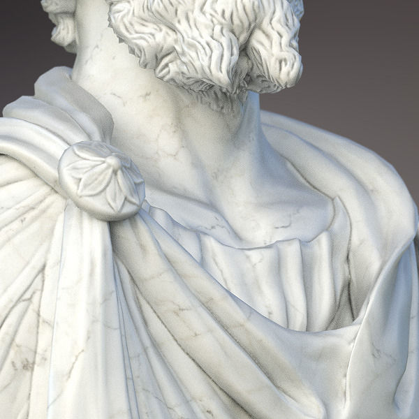 Bust of Septimius Severus Emperor 3D model_7