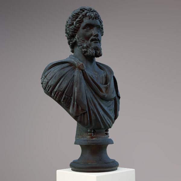 Bust of Septimius Severus Emperor 3D model_11