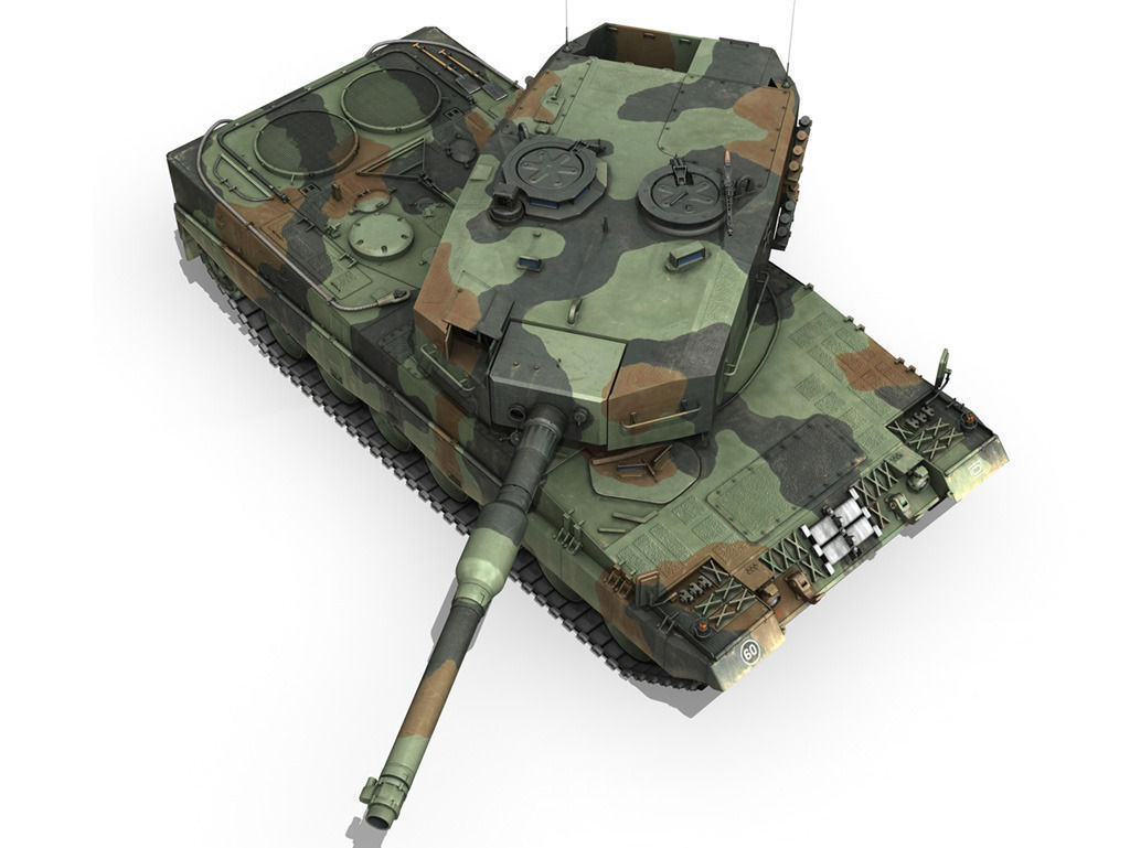 Leopard 2A4 MBT - Germany 3D model_8