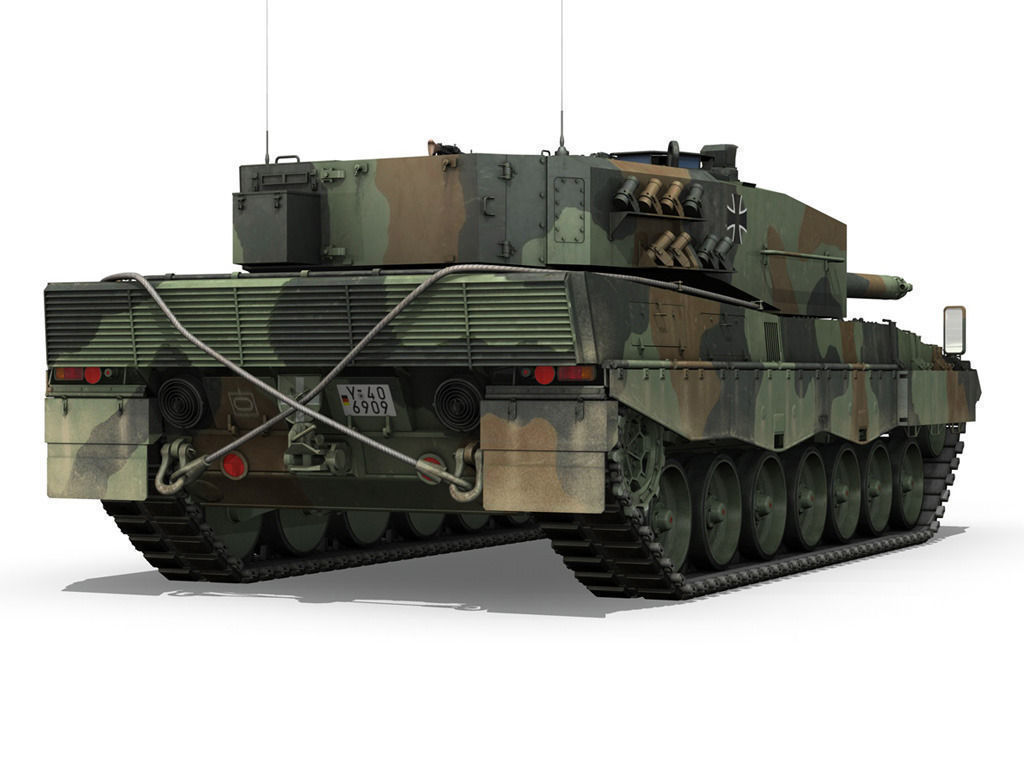 Leopard 2A4 MBT - Germany 3D model_5
