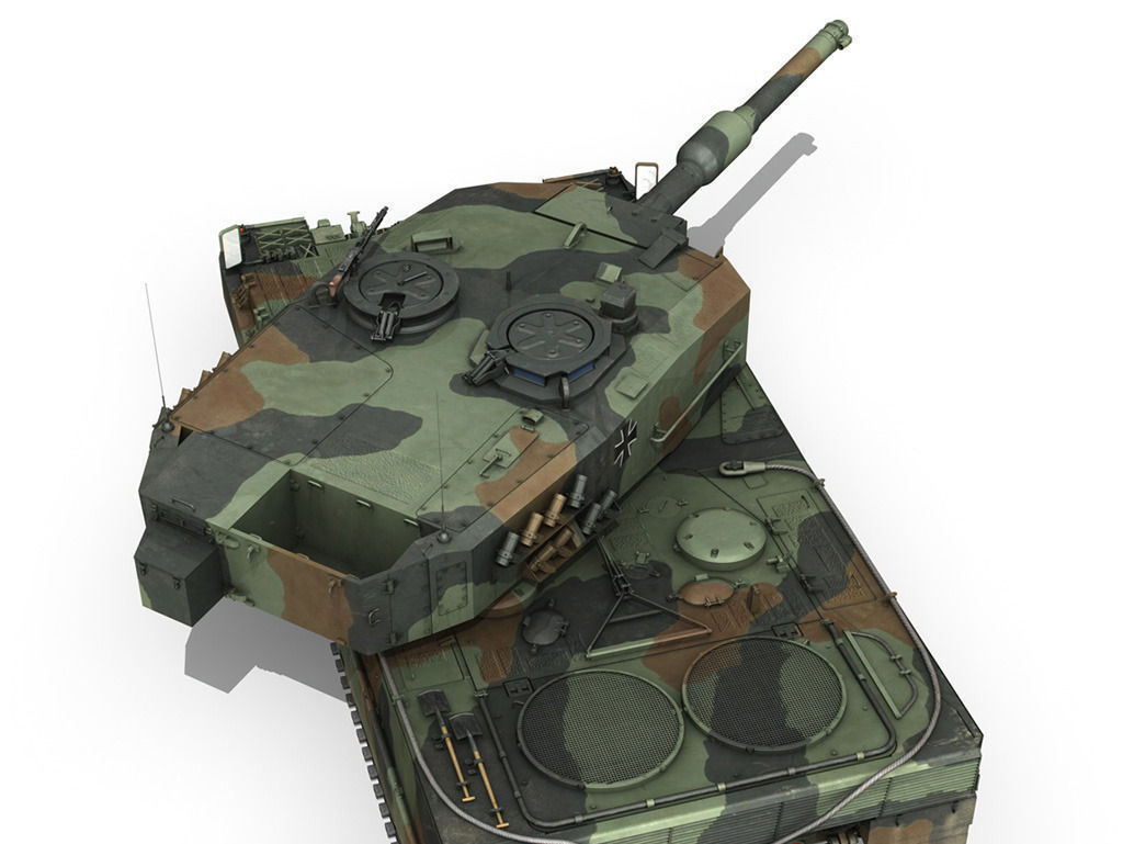 Leopard 2A4 MBT - Germany 3D model_9