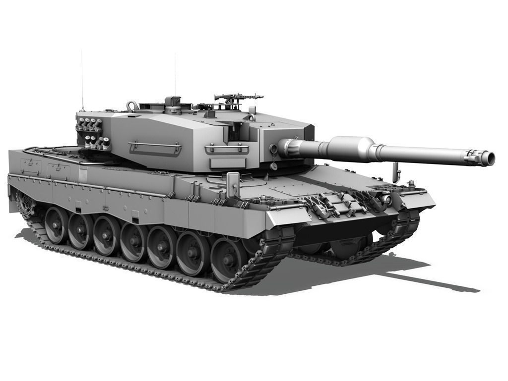 Leopard 2A4 MBT - Germany 3D model_14