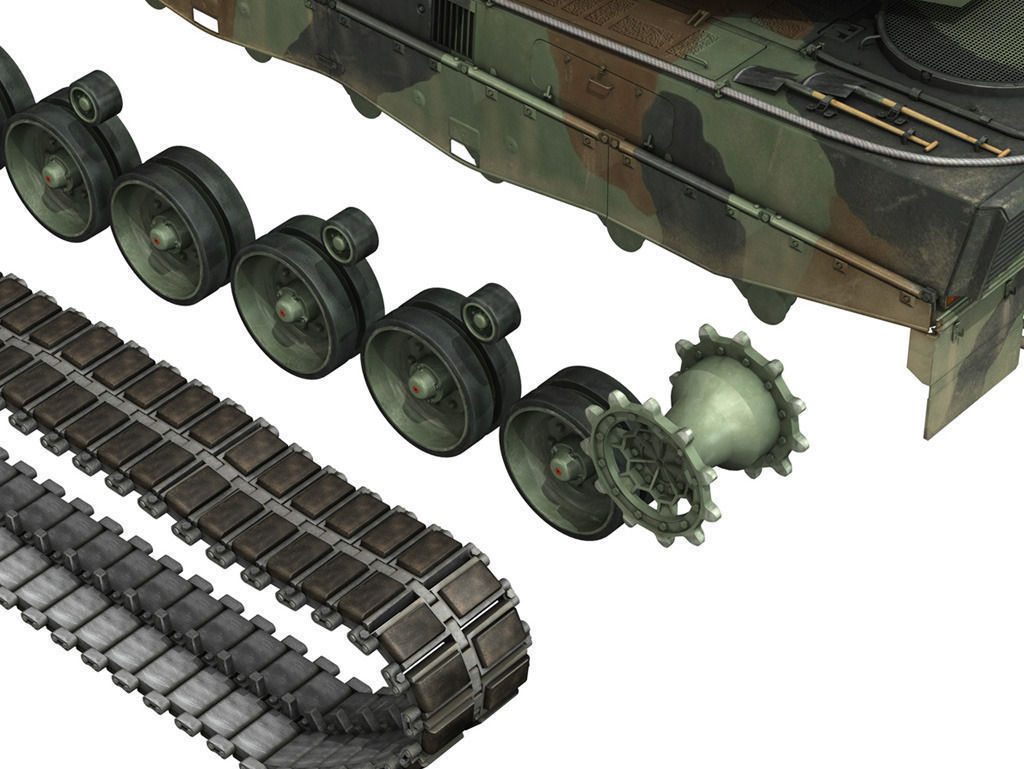 Leopard 2A4 MBT - Germany 3D model_11