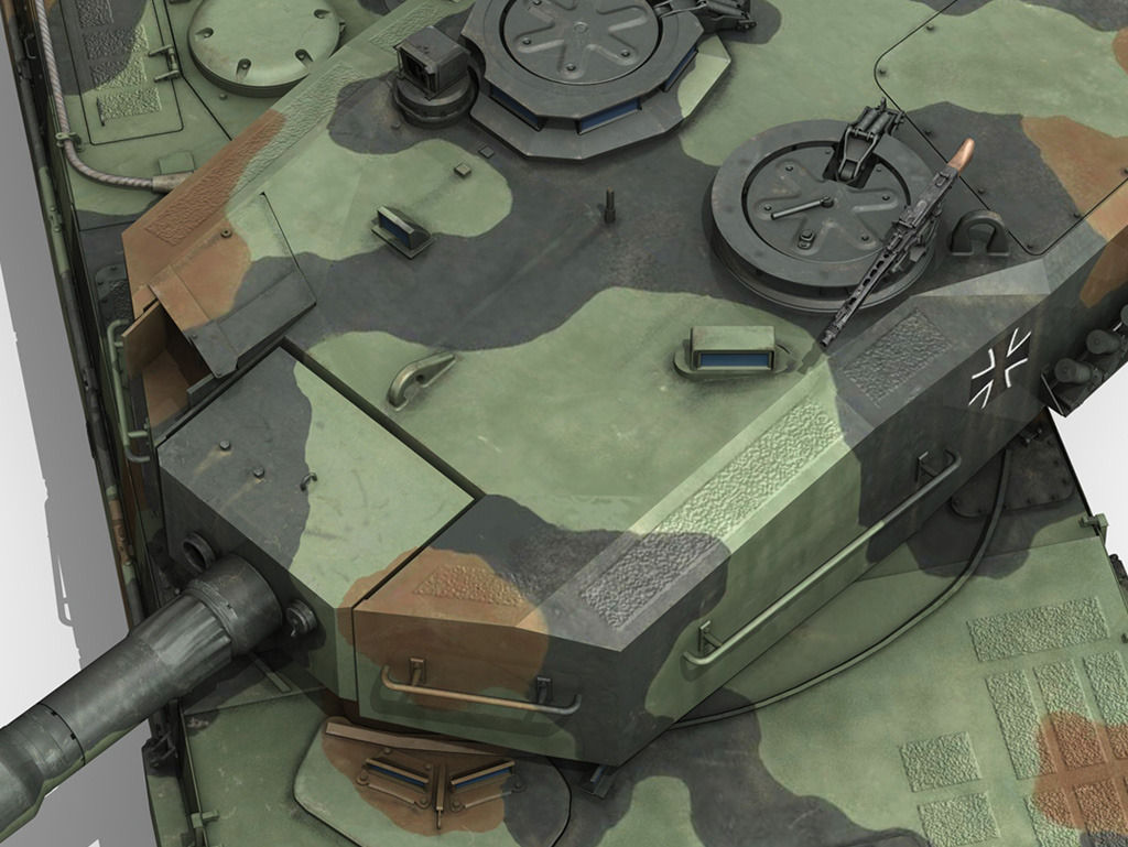 Leopard 2A4 MBT - Germany 3D model_10