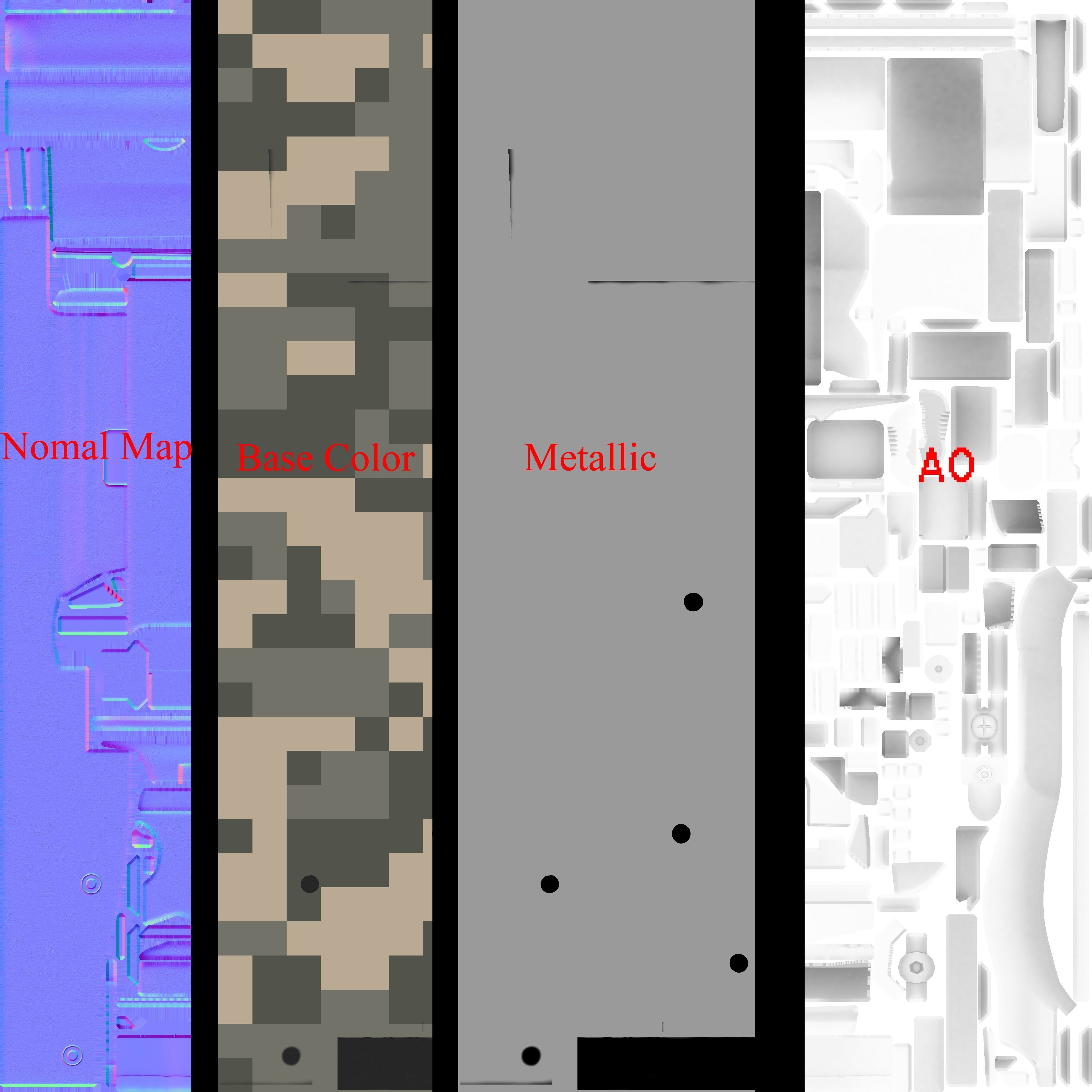 FN P90 Personal Defense Weapon 3D model Low-poly 3D model_6