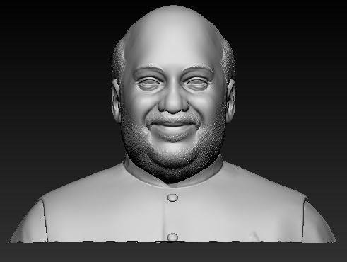 Amit Shah BJP 3DPrintable Model  3D print model_1