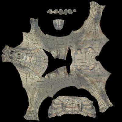 Horse Statuette H 3D model_9