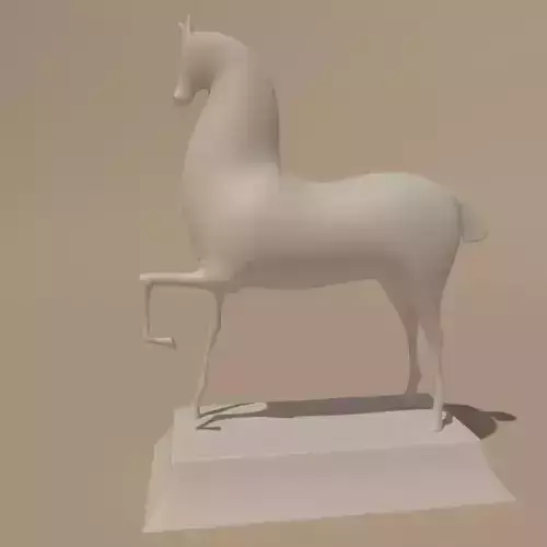 Horse Statuette Modern Styled