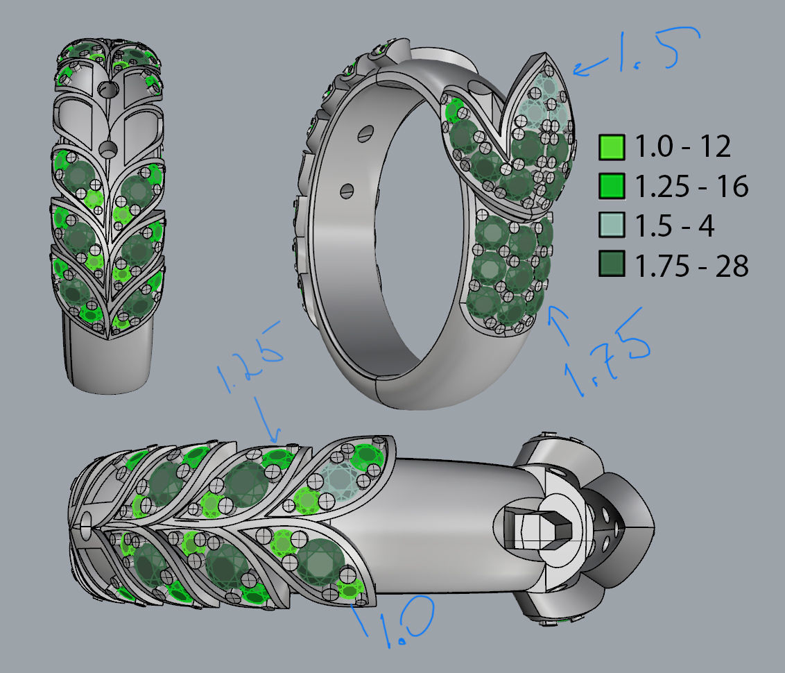 The Hummingbird Ring 3D print model_4