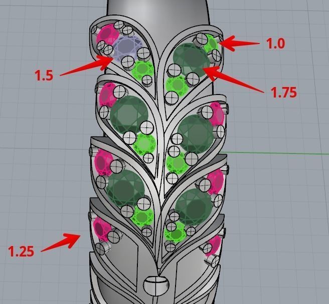 The Hummingbird Ring 3D print model_7