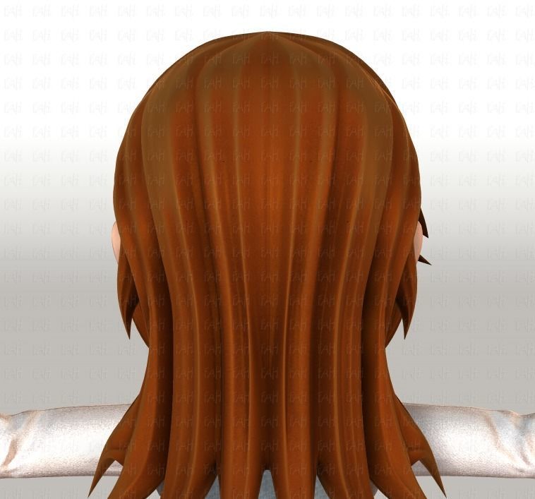 Girl 3D model V02 3D model_22