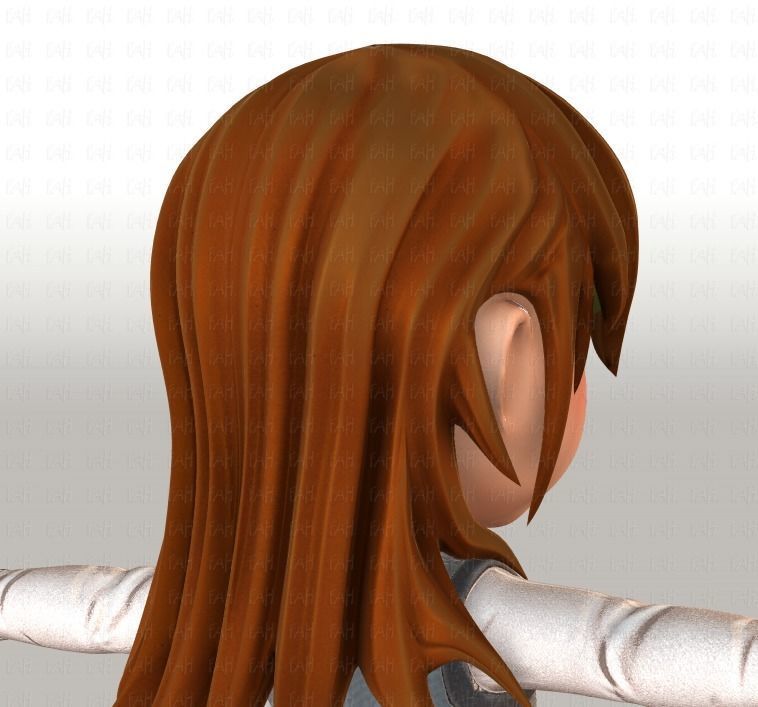 Girl 3D model V02 3D model_21