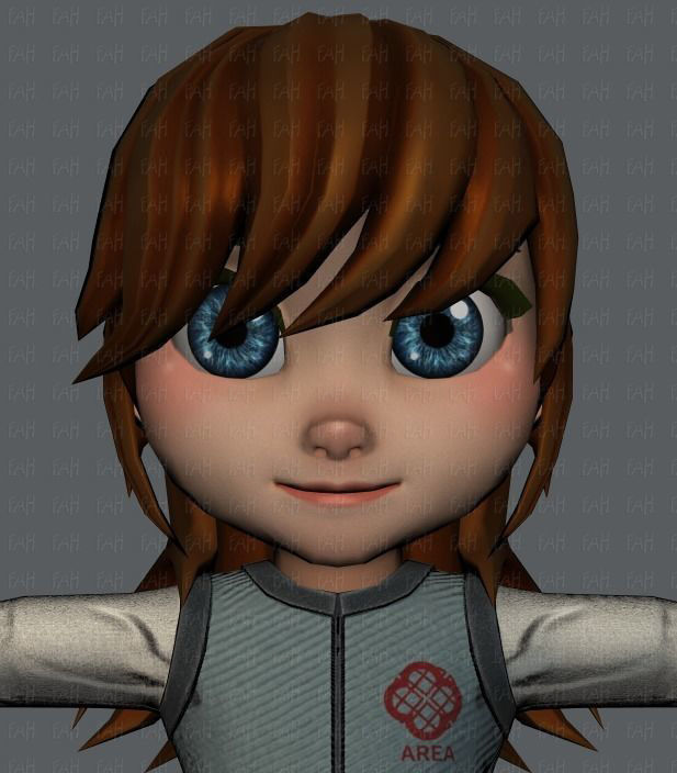 Girl 3D model V02 3D model_39