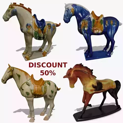 Horse Statuettes Collection volume 6