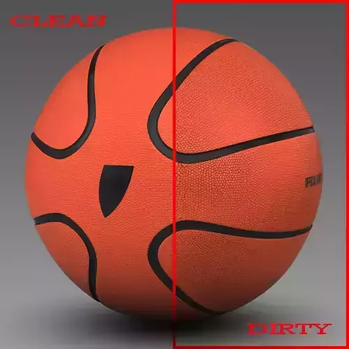 Basketball ball star orange