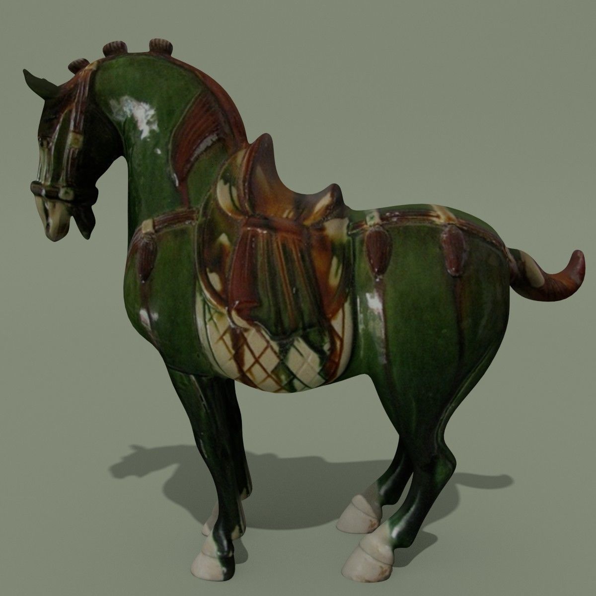 Horse Statuettes Collection volume 7 3D model_3