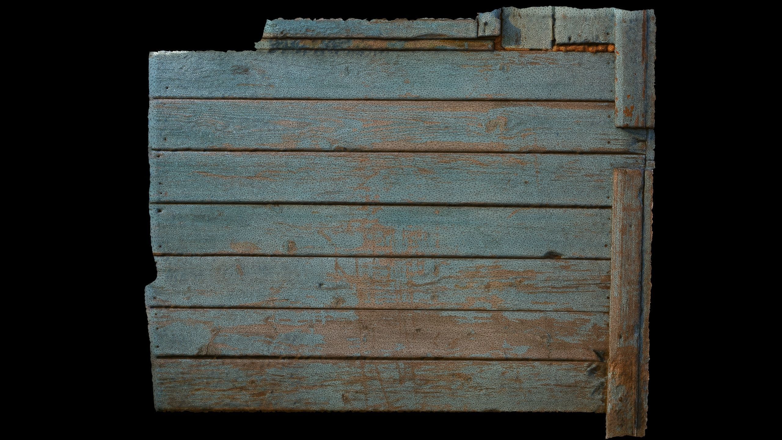 wood wall 3D model_4