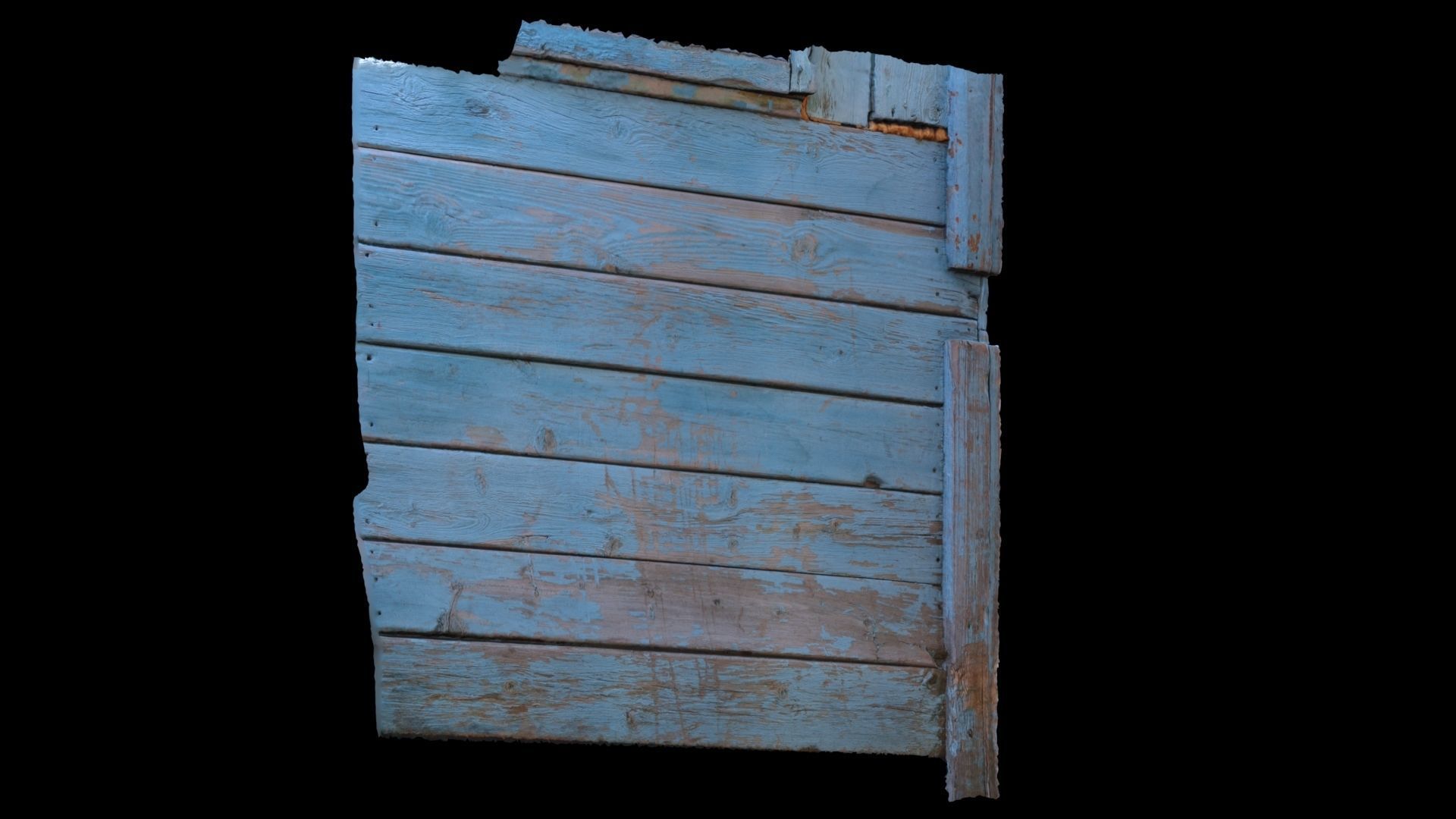 wood wall 3D model_3