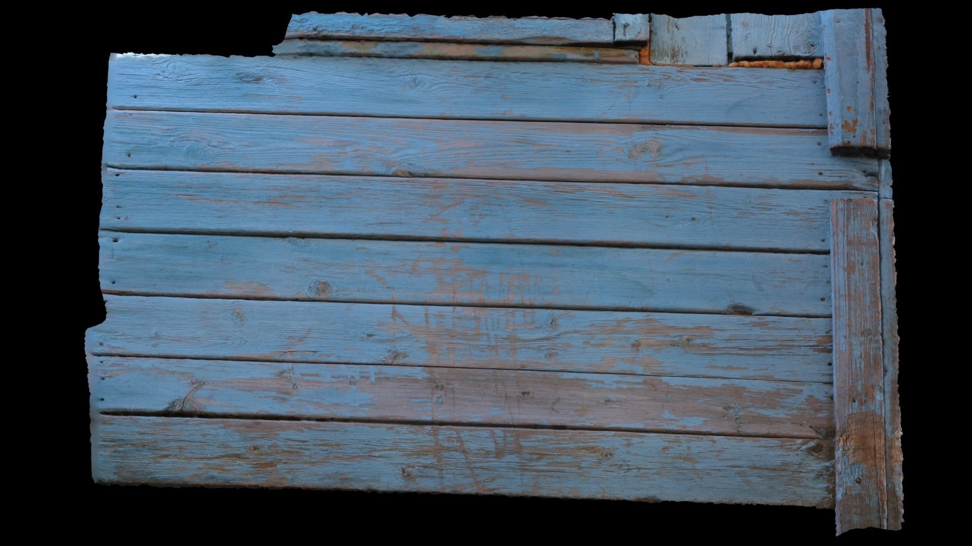 wood wall 3D model_7