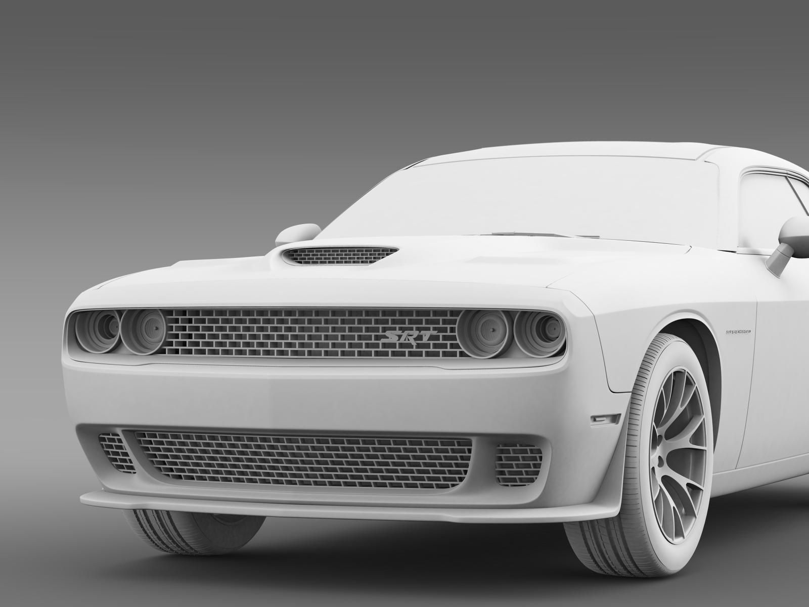 Dodge Challenger SRT Hellcat Supercharged 2015 3D model_13