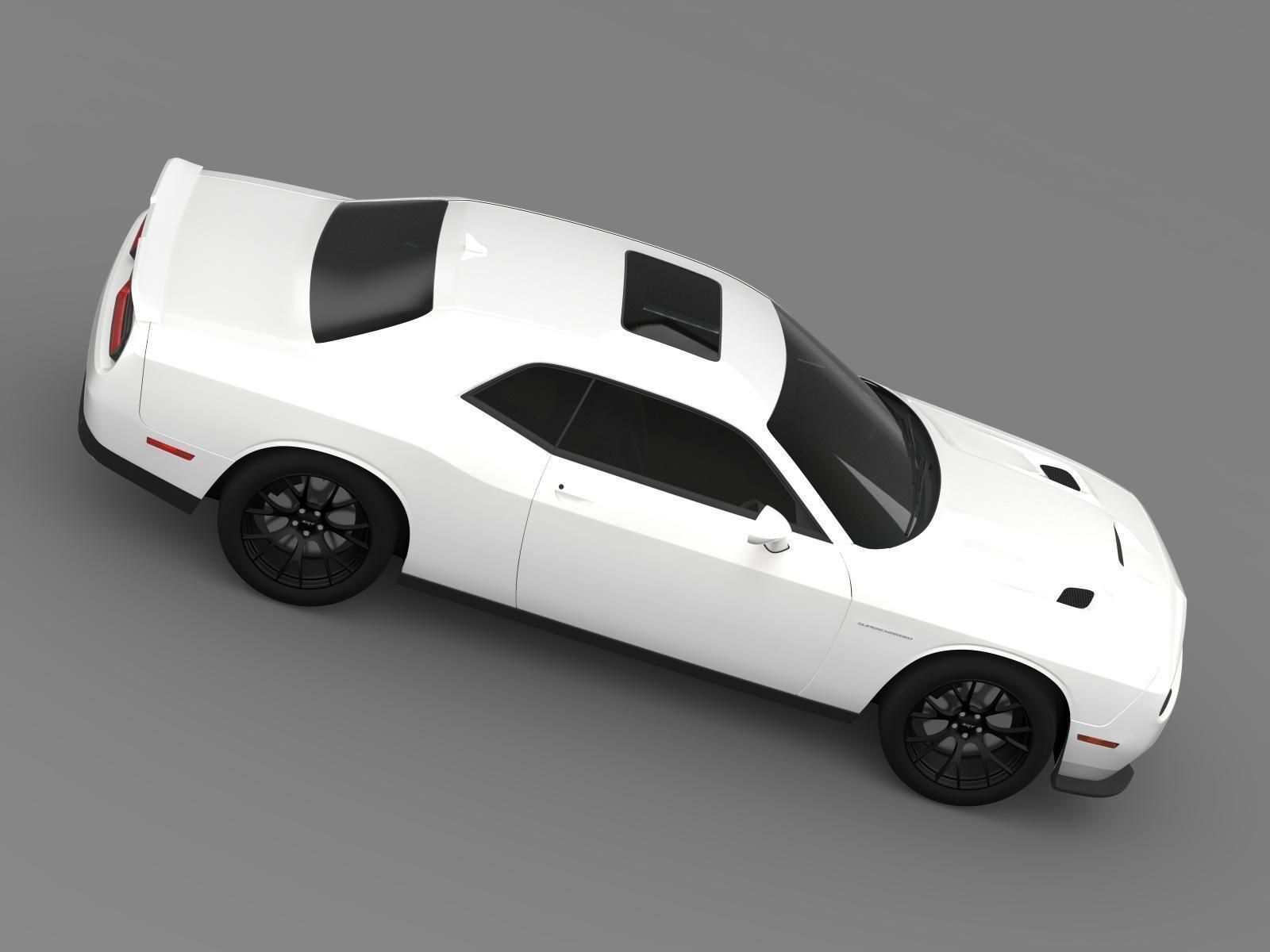 Dodge Challenger SRT Hellcat Supercharged 2015 3D model_10