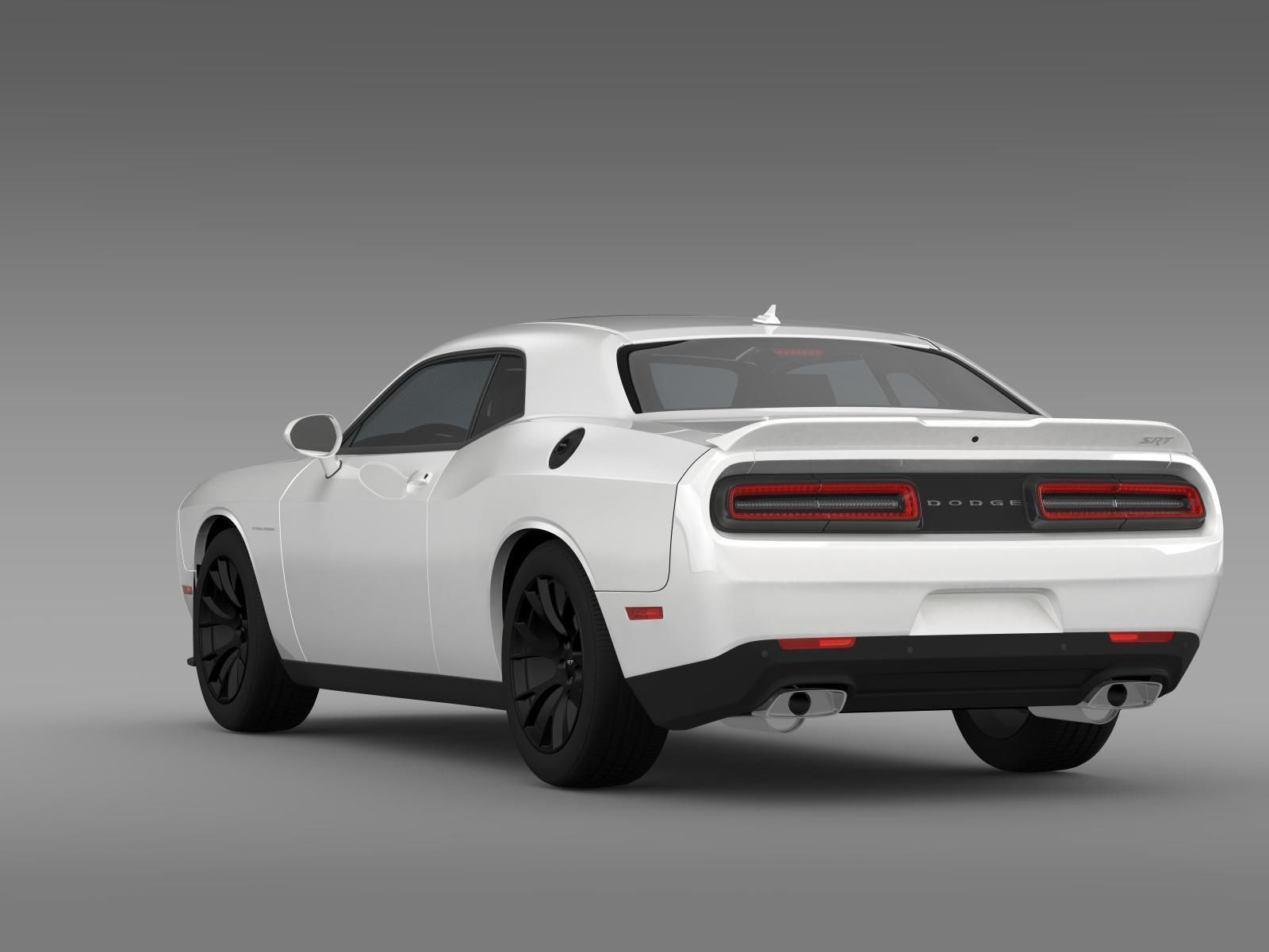 Dodge Challenger SRT Hellcat Supercharged 2015 3D model_6