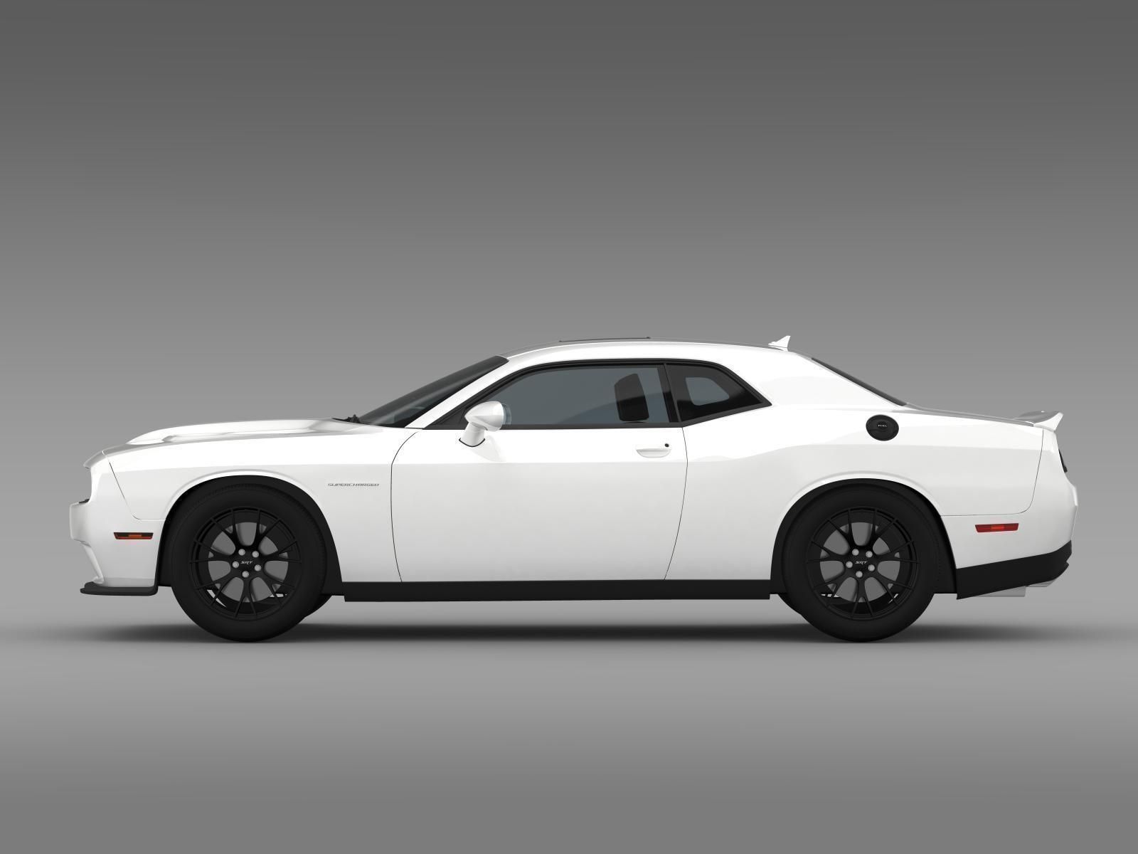 Dodge Challenger SRT Hellcat Supercharged 2015 3D model_3