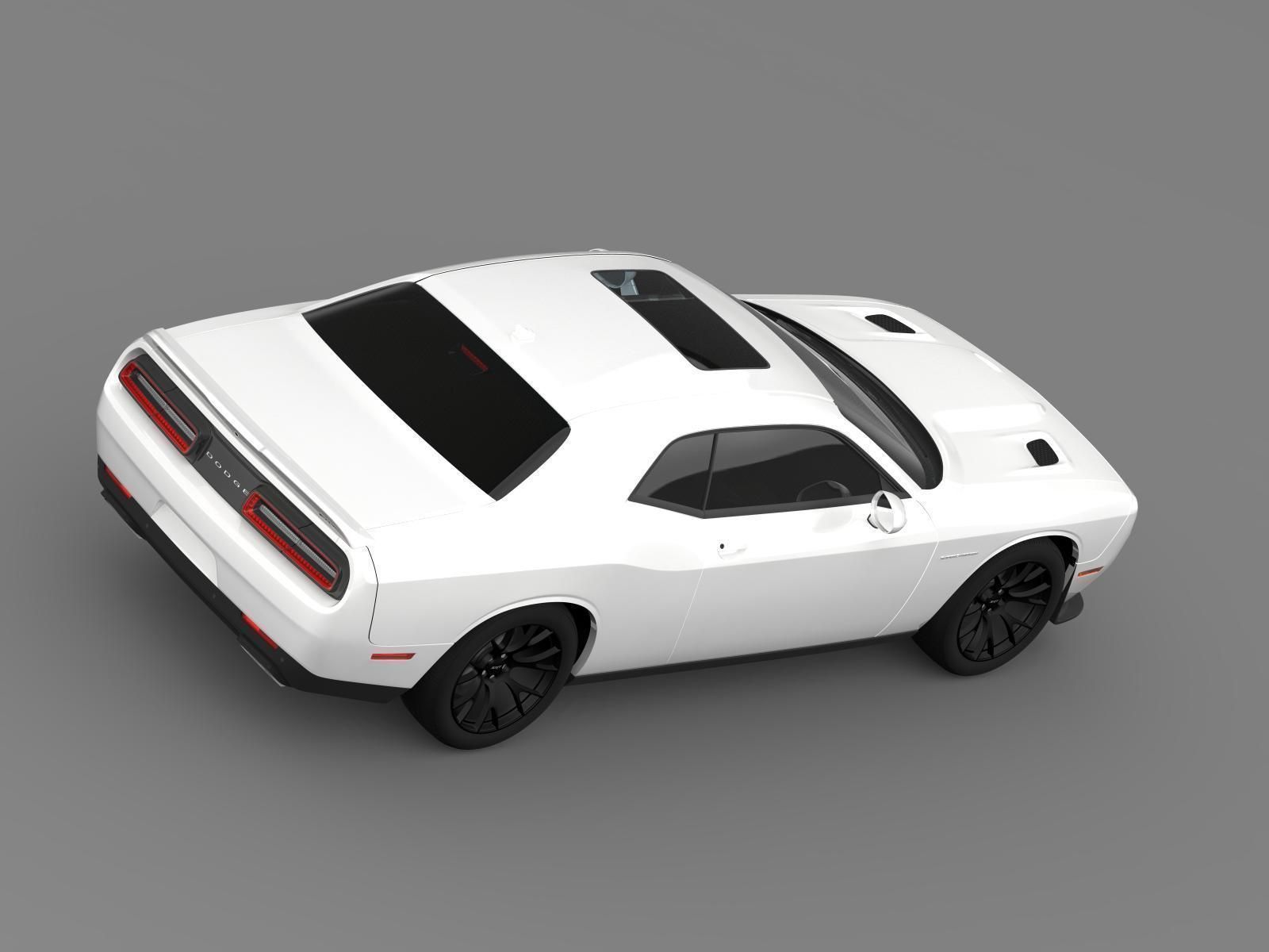 Dodge Challenger SRT Hellcat Supercharged 2015 3D model_8