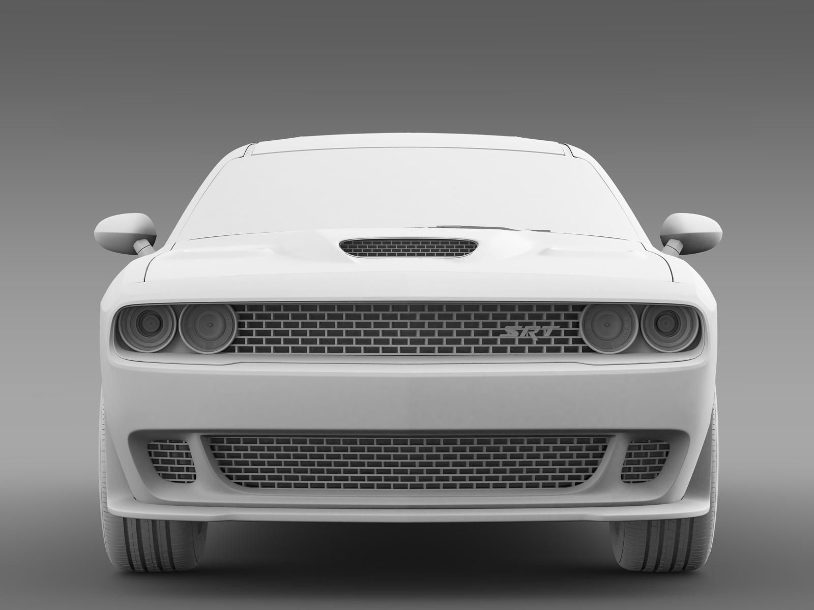 Dodge Challenger SRT Hellcat Supercharged 2015 3D model_11