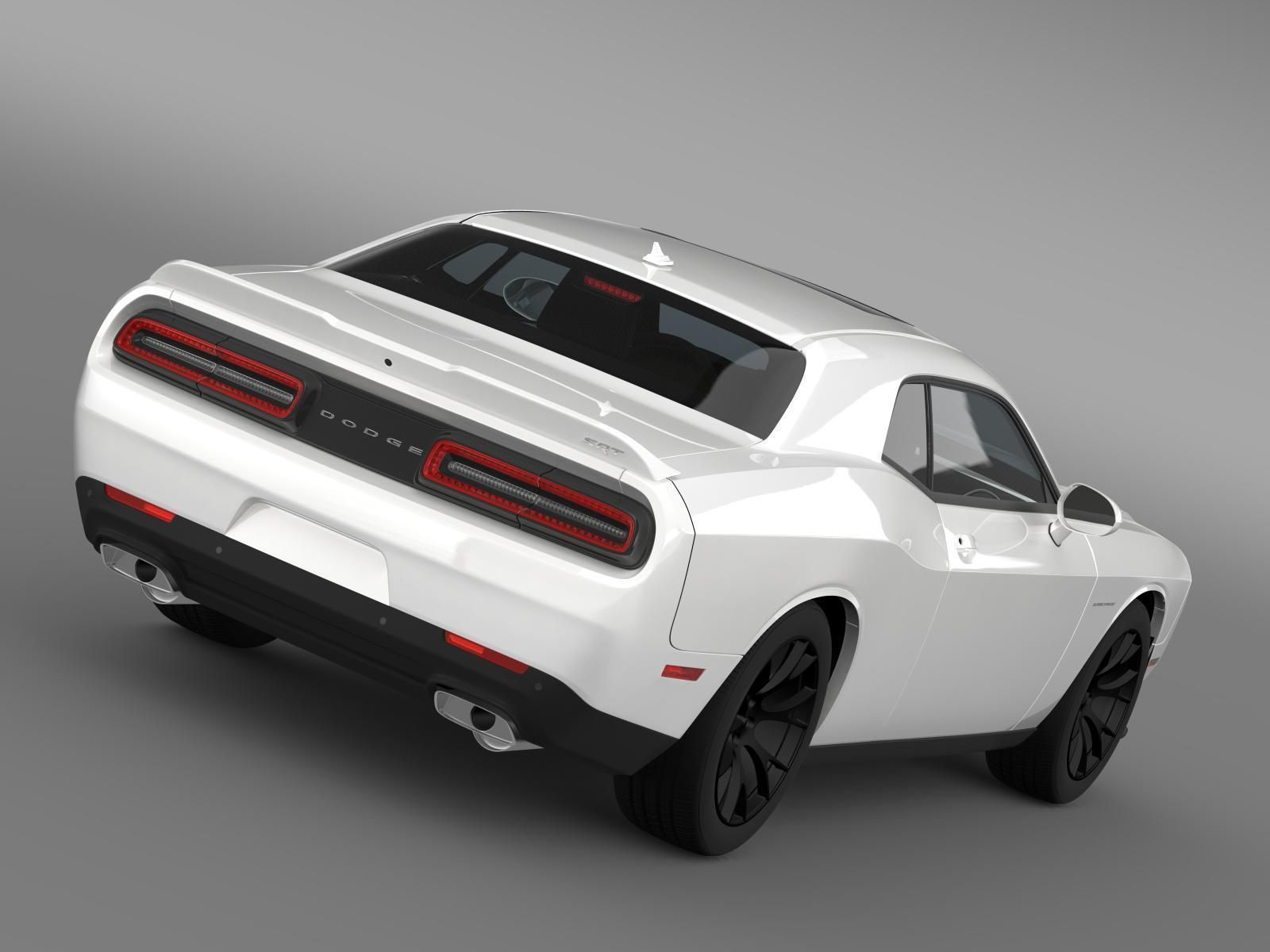 Dodge Challenger SRT Hellcat Supercharged 2015 3D model_1