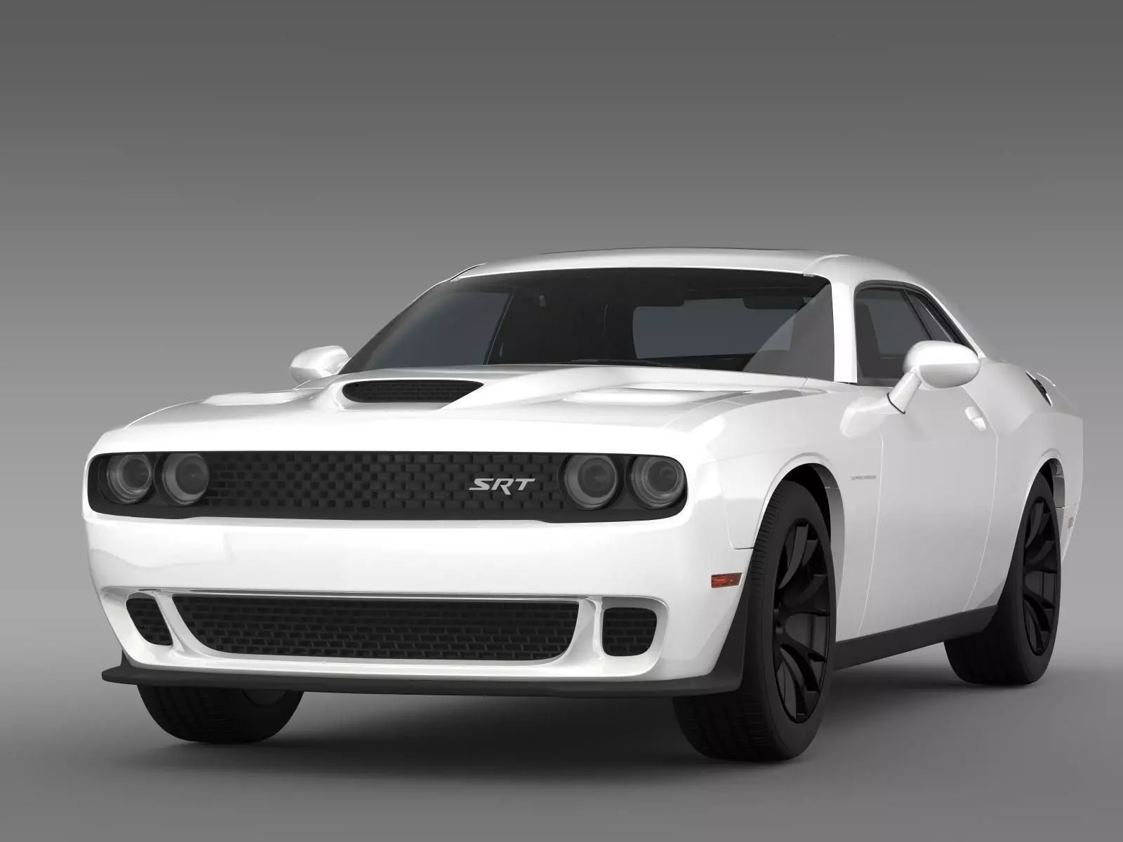 Dodge Challenger SRT Hellcat Supercharged 2015 3D model_0