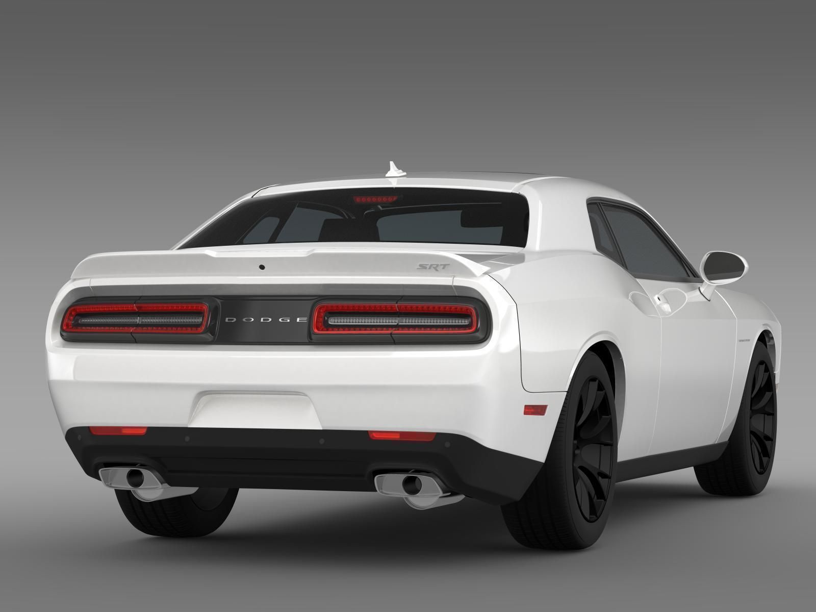 Dodge Challenger SRT Hellcat Supercharged 2015 3D model_7