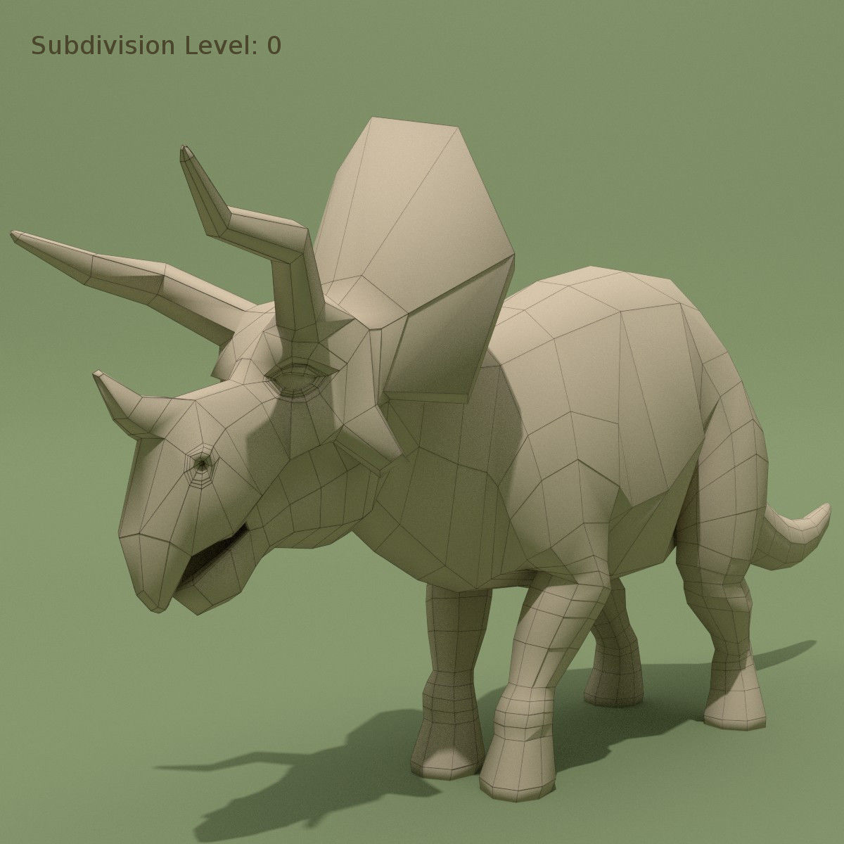 Rigged Dinosaurs Collection 3D model_24