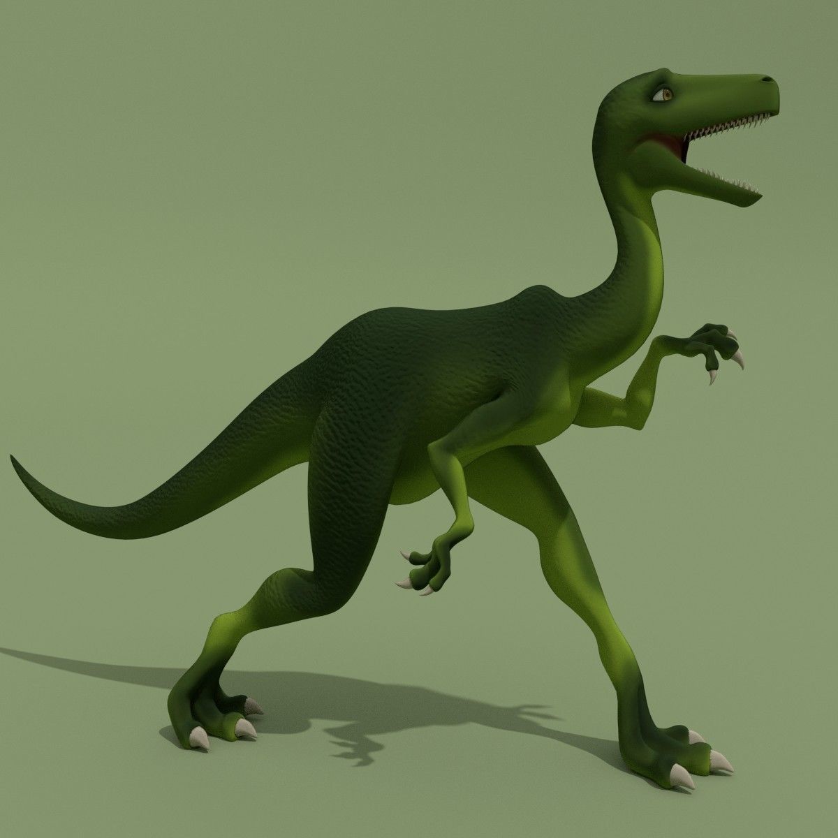 Rigged Dinosaurs Collection 3D model_11