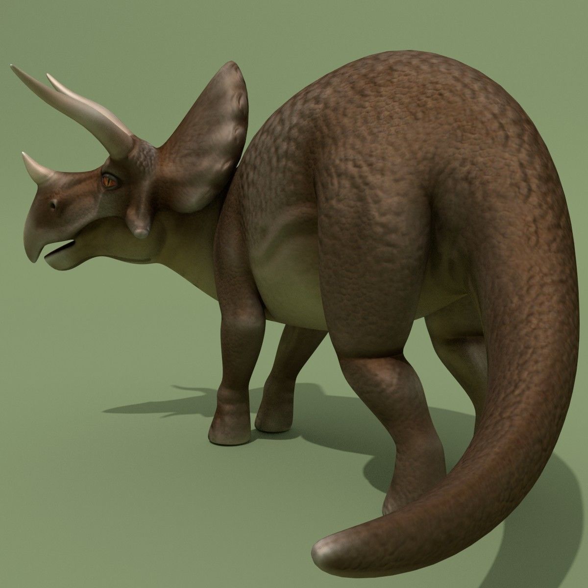 Rigged Dinosaurs Collection 3D model_17
